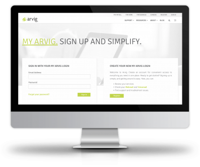 Arvig Customer Portal