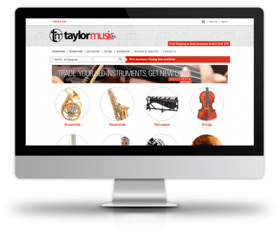 Taylor Music - Redesign